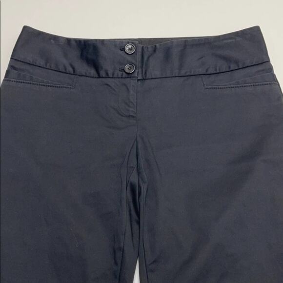 THE LIMITED Womens 4 Black Crop Chino Pant - Picture 2 of 5